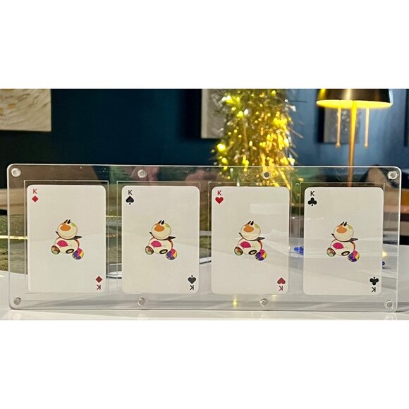 Louis Vuitton Black Takashi Murakami Monogram Playing Cards = 4 kings - Picture 2 of 9
